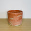 Textured 15cm Round Pot - Coral & Mint Green #2