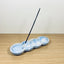 Bubble Incense Holder & Tray - Blue & White #2