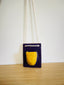 Hanging Pocket Vase - Aubergine & Golden Yellow