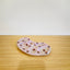Floral Abstract Tray #2 - Lilac Wash Glaze w/ Dark Purple Flowers