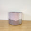 15cm Round Pot - Light & Dark Purple #2
