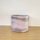 15cm Round Pot - Light & Dark Purple #1