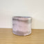 15cm Round Pot - Light & Dark Purple #1