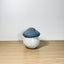 Mushroom Jar w/ Dark Blue Top
