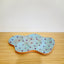Floral Abstract Tray #1 - Blue Wash Glaze w/ Purple Flowers