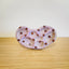 Floral Abstract Tray #2 - Lilac Wash Glaze w/ Dark Purple Flowers