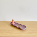 * Seconds Sale * Bubble Incense Holder & Tray - Solid Purple
