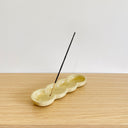 Bubble Incense Holder & Tray - Speckled Yellow