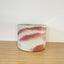 15cm Round Pot - Mint Green & Deep Red #2