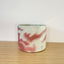 15cm Round Pot - Mint Green & Deep Red #2