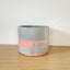 Textured 15cm Round Pot - Gumdrop & Coral