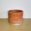 Textured 15cm Round Pot - Coral & Mint Green #2