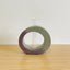 The Moon Vase - Dark Purple & Grey