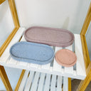 The Catch All Tray Set in Purple, Blue & Light Pink