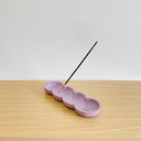 * Seconds Sale * Bubble Incense Holder & Tray - Solid Purple
