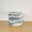 15cm Round Pot - White & Navy #1