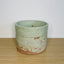 Textured 15cm Round Pot - Mint Green & Desert Tan