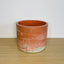 Textured 15cm Round Pot - Coral & Mint Green #2