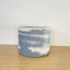 15cm Round Pot - White & Navy #2