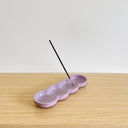 * Seconds Sale * Bubble Incense Holder & Tray - Solid Purple