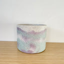 15cm Round Pot - White, Gumdrop & Purple