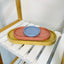 The Catch All Tray Set in Yellow, Coral & Blue