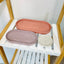 The Catch All Tray Set in Coral, Purple & White