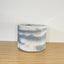 15cm Round Pot - White & Navy #1