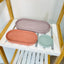 The Catch All Tray Set in Purple, Coral & Light Blue