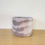 15cm Round Pot - Light & Dark Purple #1