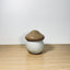 Mushroom Jar w/ Brown Top