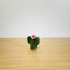 Mini Cactus Ornament w/ Light Purple Flower