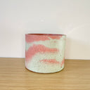 15cm Round Pot - Mint Green & Coral #2