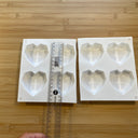 Silicone Mold Destash - Geometric Heart Molds