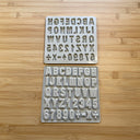 Silicone Mold Destash - Mini Alphabet Letter Molds, 2 Pack