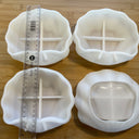 Silicone Mold Destash - Clamshell / Shell Dish Molds, 4 Pack