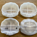 Silicone Mold Destash - Clamshell / Shell Dish Molds, 4 Pack