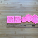 Silicone Mold Destash - Monsterra Leaf Molds, 3 Pack