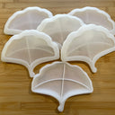 Silicone Mold Destash - Ginkgo Leaf Tray Molds, 6 Pack