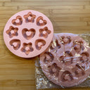 Silicone Mold Destash - Stars & Hearts Molds, 2 Pack