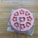 Silicone Mold Destash - Stars & Hearts Molds, 2 Pack