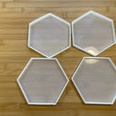 Silicone Mold Destash - Hexagon Coaster Molds, 4 Pack