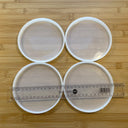 Silicone Mold Destash - Circle Coaster Molds, 4 Pack