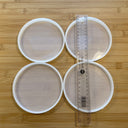 Silicone Mold Destash - Circle Coaster Molds, 4 Pack