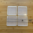 Silicone Mold Destash - Square Coaster Molds, 4 Pack