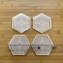 Silicone Mold Destash - Hexagon Trays & Coasters w/ raised edge, 4 Pack