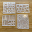 Silicone Mold Destash - Jewellery Molds, 4 Pack