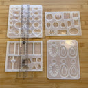 Silicone Mold Destash - Jewellery Molds, 4 Pack