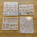 Silicone Mold Destash - Jewellery Molds, 4 Pack
