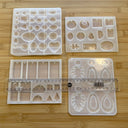 Silicone Mold Destash - Jewellery Molds, 4 Pack
